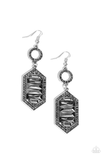 Load image into Gallery viewer, Combustible Craving - Silver Earrings Paparazzi