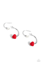 Load image into Gallery viewer, Romantic Representative - Red Post Earrings Paparazzi
