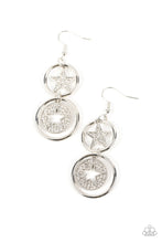 Load image into Gallery viewer, Liberty and SPARKLE for All - White Earring