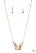Load image into Gallery viewer, Baroque Butterfly - Gold Necklace
