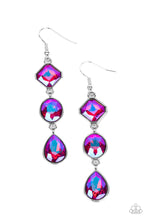 Load image into Gallery viewer, Reflective Rhinestones - Pink Earring