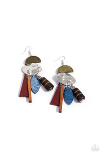 Textured Talisman - Multi Earrings Paparazzi