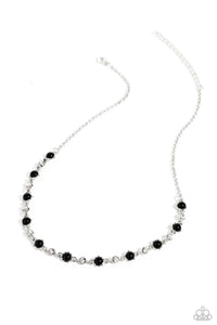 Pronged Passion - Black Necklace Paparazzi