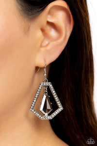 Poshly Photogenic - Silver Earrings Paparazzi