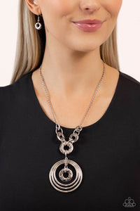 High HOOPS - Silver Necklace Paparazzi