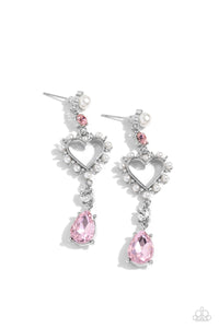 Lovers Lure - Pink Earrings Paparazzi