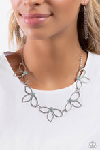 Load image into Gallery viewer, Petal Pageantry - Blue Necklace Paparazzi
