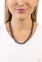 Load image into Gallery viewer, Things Have CHAIN-ged - Black Necklace Paparazzi
