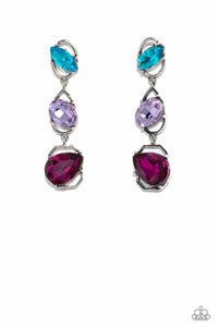 Dimensional Dance - Multi Earrings Paparazzi