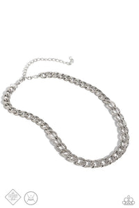 Fiercely Independent - White Chocker Necklace Paparazzi