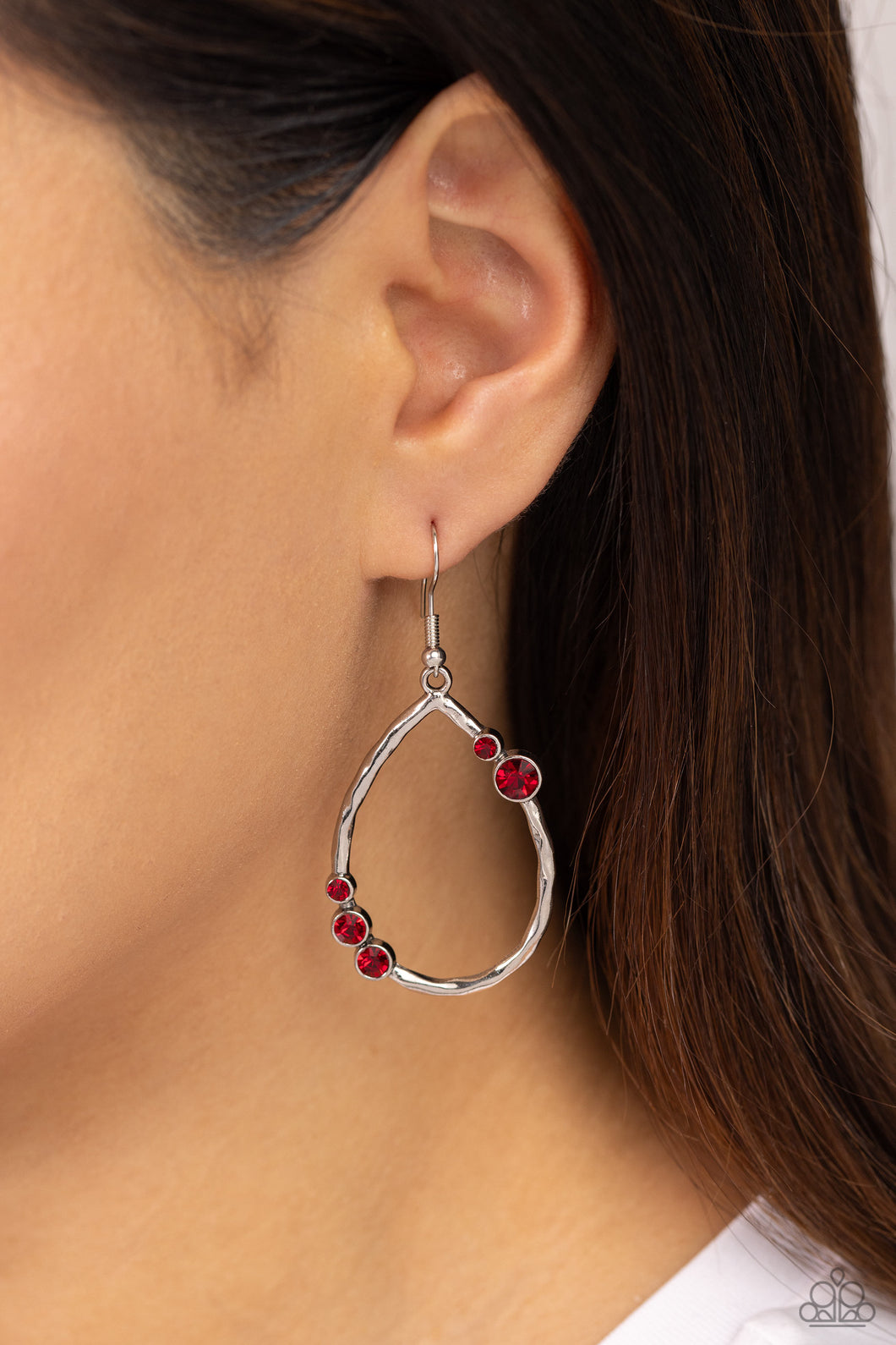 Shop Till You DROPLET - Red Earrings Paparazzi