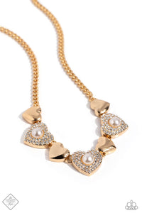 Ardent Antique - Gold Necklace Paparazzi