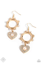 Load image into Gallery viewer, Romantic Relic - Gold Earrings Paparazzi
