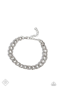 Freethinking Finish - White Bracelet Paparazzi