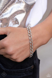 Freethinking Finish - White Bracelet Paparazzi