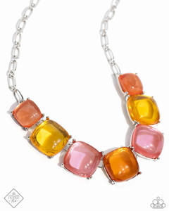 Reflective Range - Pink Necklace Paparazzi