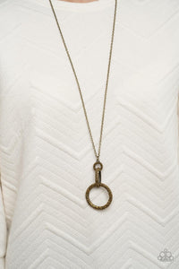 Paparazzi Radiant Ringleader - Brass Necklace