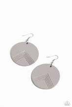 Load image into Gallery viewer, On the Edge of Edgy - Silver Earrings Paparazzi
