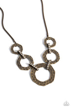 Load image into Gallery viewer, Rounded Redux - Brass Necklace Paparazzi
