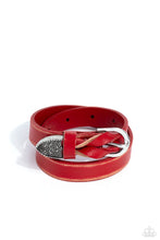 Load image into Gallery viewer, Coat of Arms Couture - Red Bracelet Paparazzi
