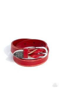 Coat of Arms Couture - Red Bracelet Paparazzi