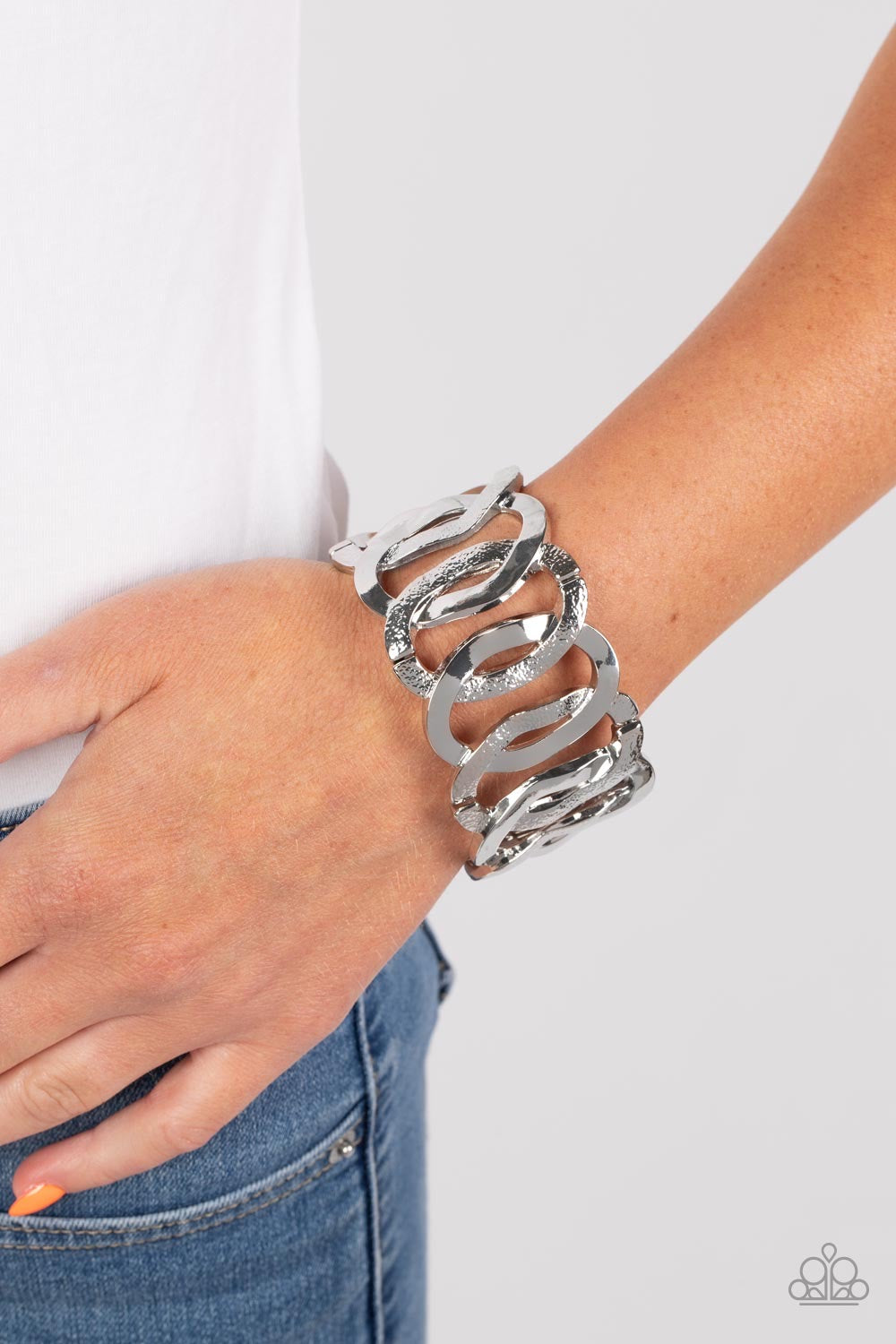 Industrial Indulgence Silver Bracelet Paparazzi