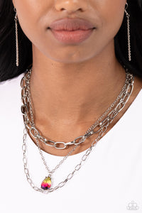 Teardrop Tiers Multi Choker Necklace Paparazzi