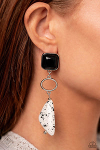 High-End Hallmark - Black Earrings Paparazzi