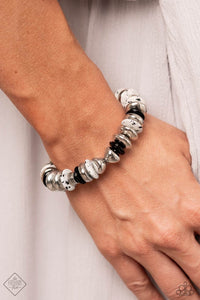 Harmoniously High-End - Black Bracelet Paparazzi