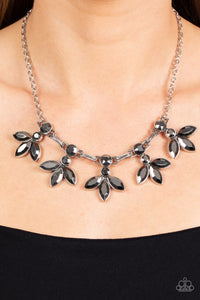 Dauntlessly Debonair - Silver Necklace Paparazzi