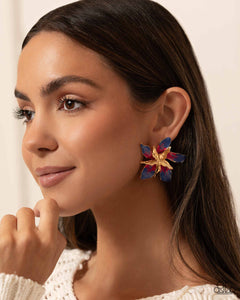 Warped Wallflower Multi Earrings Paparazzi