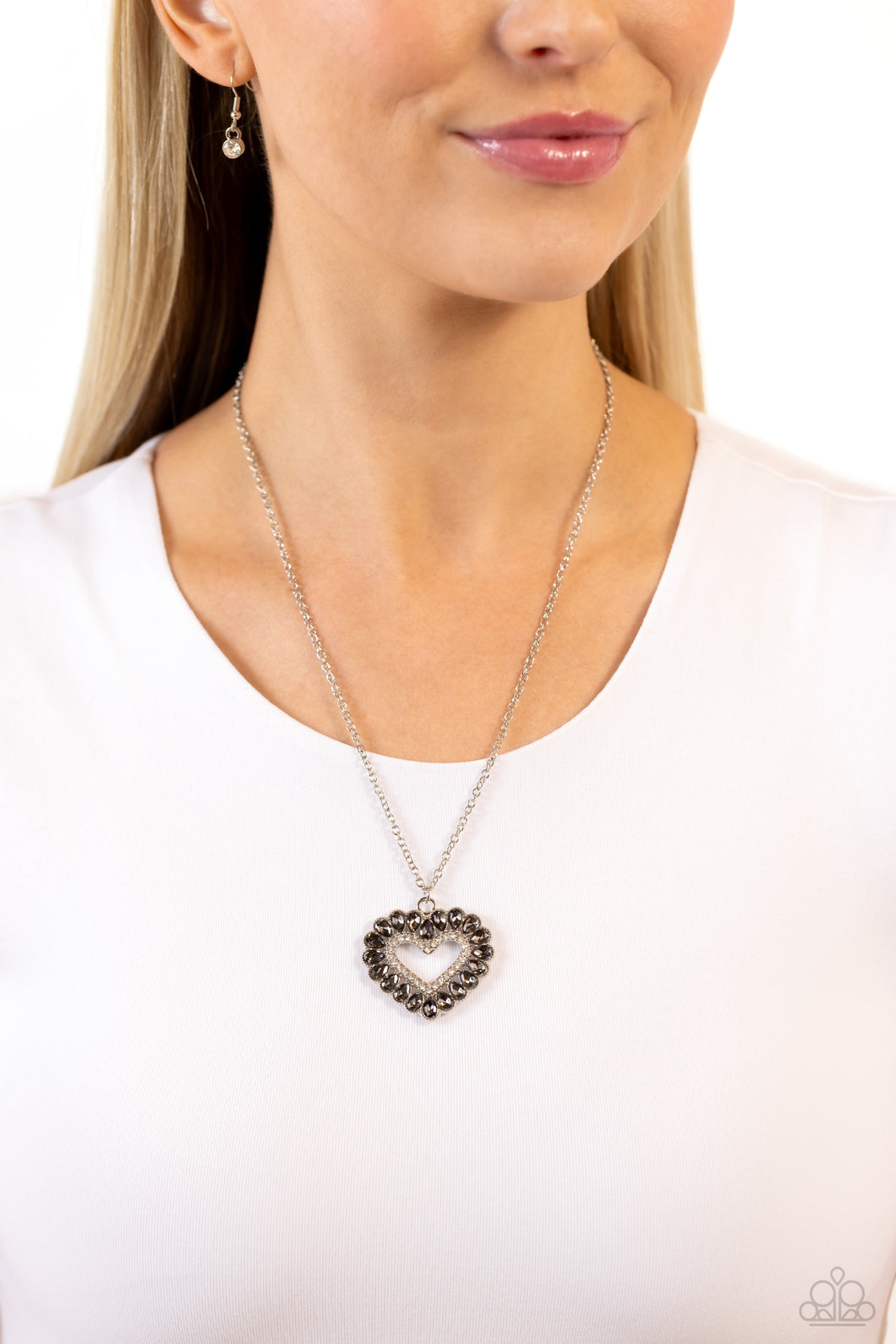 FLIRT No More - Silver Necklace Paparazzi