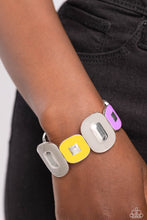 Load image into Gallery viewer, Painted Pairing - Silver Bracelet Paparazzi
