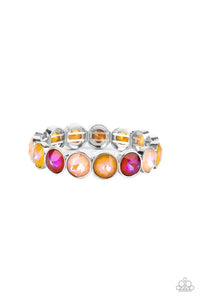 Radiant on Repeat - Orange Bracelet Paparazzi