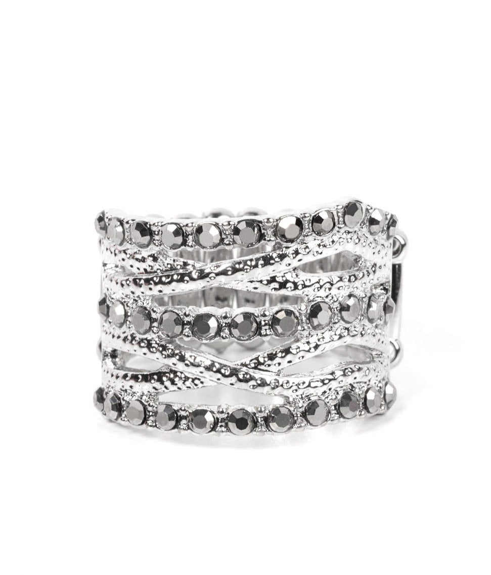 Unthinkable Twinkle Silver Ring Paparazzi