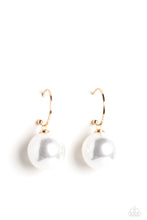 Load image into Gallery viewer, PEARL of My Eye - Gold Earrings Paparazzi
