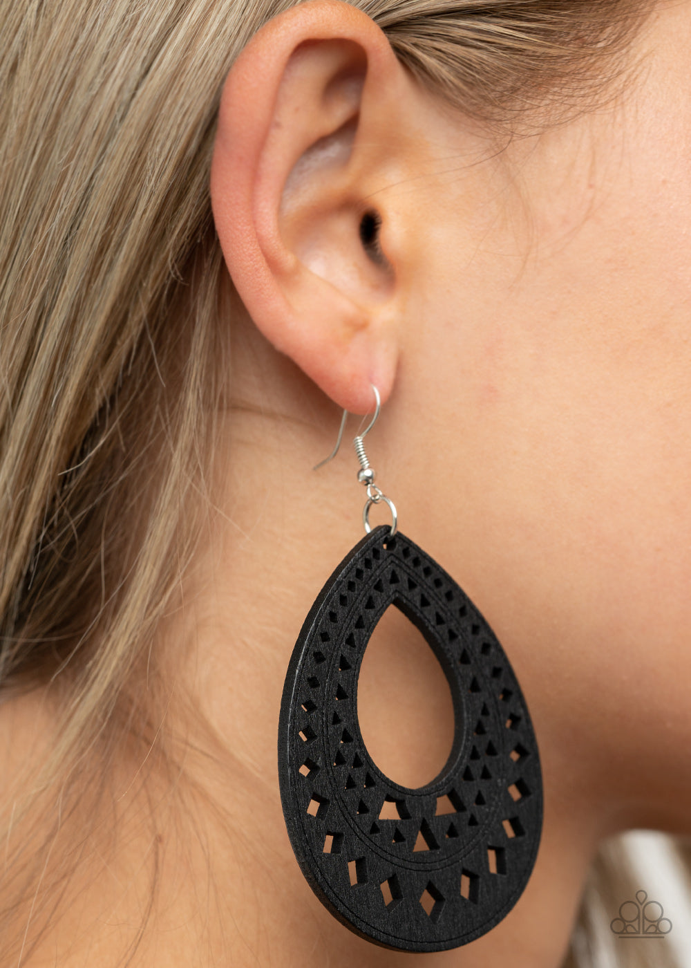 Belize Beauty - Black Earrings Paparazzi