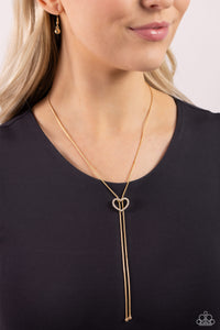 Tempting Tassel - Gold Necklace Paparazzi