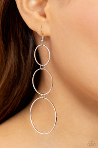 Urban Ozone Silver Earrings Paparazzi