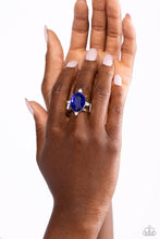 Load image into Gallery viewer, Sensational Sparkle - Blue Ring Paparazzi
