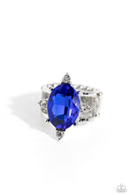 Load image into Gallery viewer, Sensational Sparkle - Blue Ring Paparazzi
