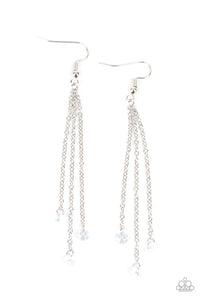 Divine Droplets - White Earrings Paparazzi