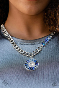 TIERED TALENT BLUE FASHION FIX NECKLACE Paparazzi