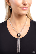 Load image into Gallery viewer, I Pinky SQUARE - Black Necklace Paparazzi
