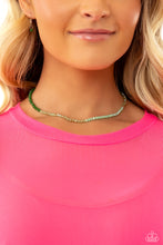 Load image into Gallery viewer, Backstage Beauty - Green Necklace Paparazzi
