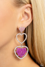 Load image into Gallery viewer, Couples Celebration - Pink Earrings Paparazzi
