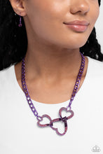 Load image into Gallery viewer, Eclectically Enamored - Purple Necklace Paparazzi
