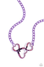 Load image into Gallery viewer, Eclectically Enamored - Purple Necklace Paparazzi
