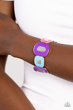 Load image into Gallery viewer, Painted Pairing - Purple Bracelet Paparazzi
