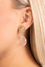 Load image into Gallery viewer, Stellar Shooting Star - Gold Earrings Paparazzi
